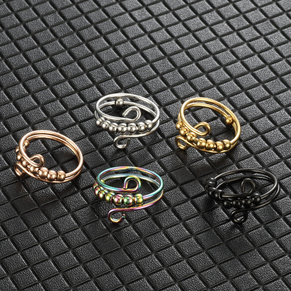 Multi-Layer Rotating Bead Stress Relief Ring for Ultimate Relaxation - Image 2