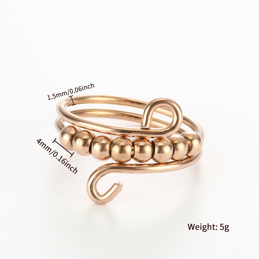 Multi-Layer Rotating Bead Stress Relief Ring for Ultimate Relaxation - Image 3