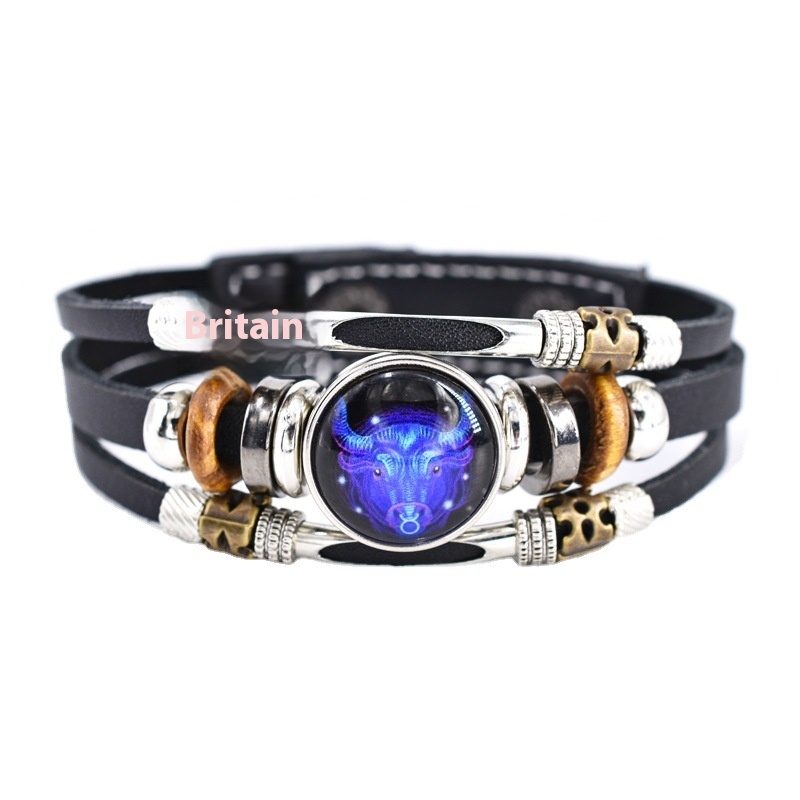 Custom Three-Layer Woven Beads Leather Bracelet – Unique Personalized Gift - Image 12