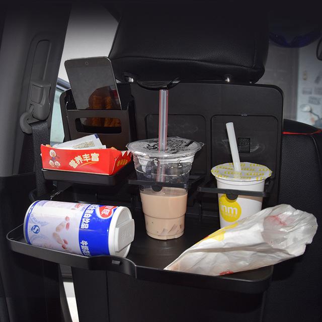 Versatile Car Back Seat Folding Table for Convenient Travel & Dining - Image 2