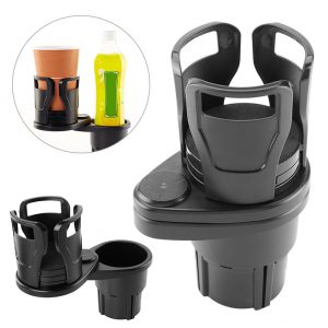 Foldable Car Cup Holder & Organizer for Drinking Bottles, Sunglasses, and Phones - Stylish Car Storage Solution