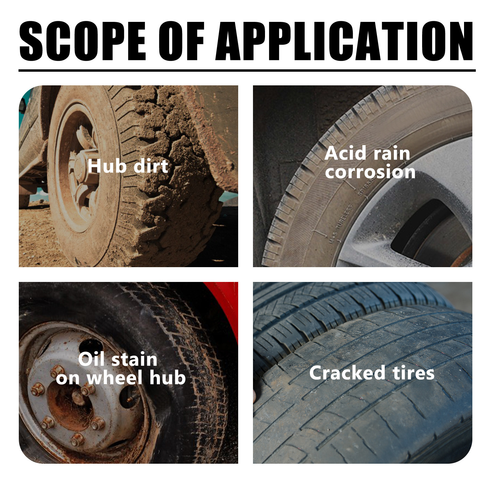 Tire Cleaner Cream - Powerful Decontamination for a Brilliant Shine - Image 3