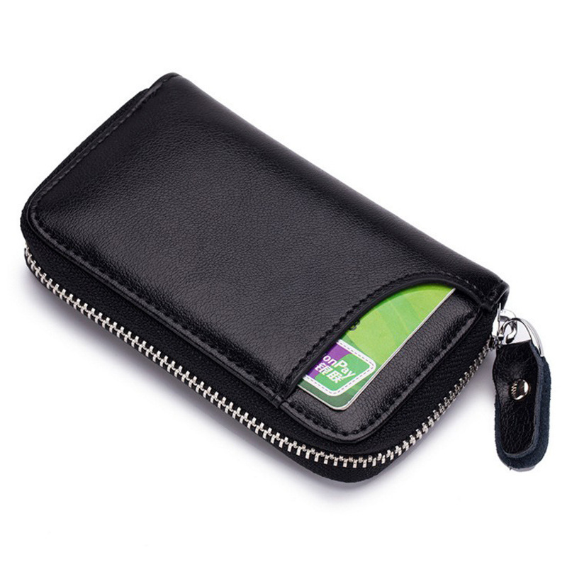 Premium Leather Key Case - Multifunctional Zippered Car Organizer - Image 6