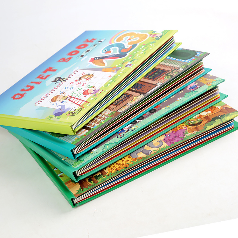 Children's Enlightenment Stickers Quiet Book - Handmade Educational Busy Book for Kindergarten - Image 12