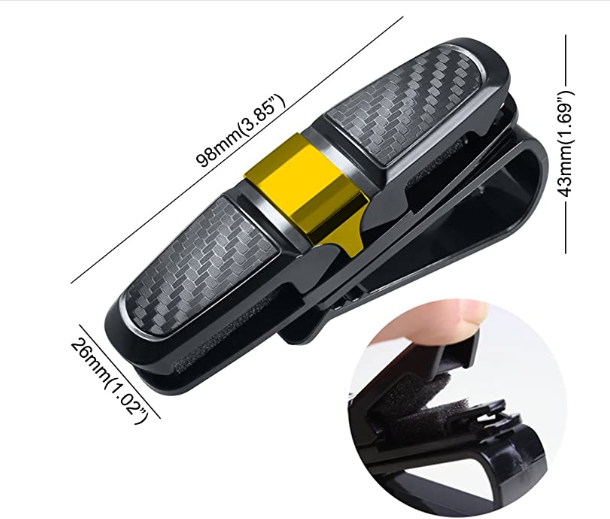 Sunglasses Clip for Car Sun Visor - Keep Your Eyewear Secure and Accessible - Image 3