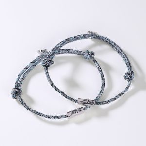 Pure Silver Love Vow Hand Rope - Elegant and Meaningful Gift
