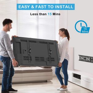 Durable TV Stand TMW003S with 50kg Load Capacity - Perfect for Your Home