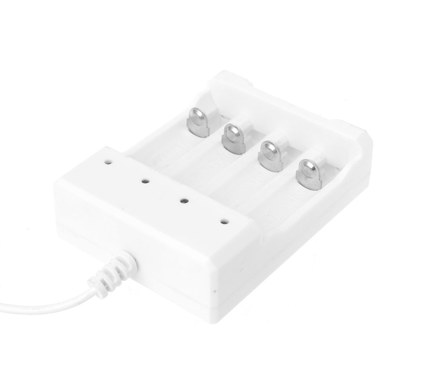 Universal Smart 4-Slot Battery Charger Adapter 1.2V - USB Plug Rechargeable Solution - Image 3