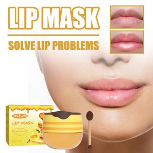 EELHOE Honey Lip Mask - Moisturizing & Exfoliating Lip Care for Soft Lips