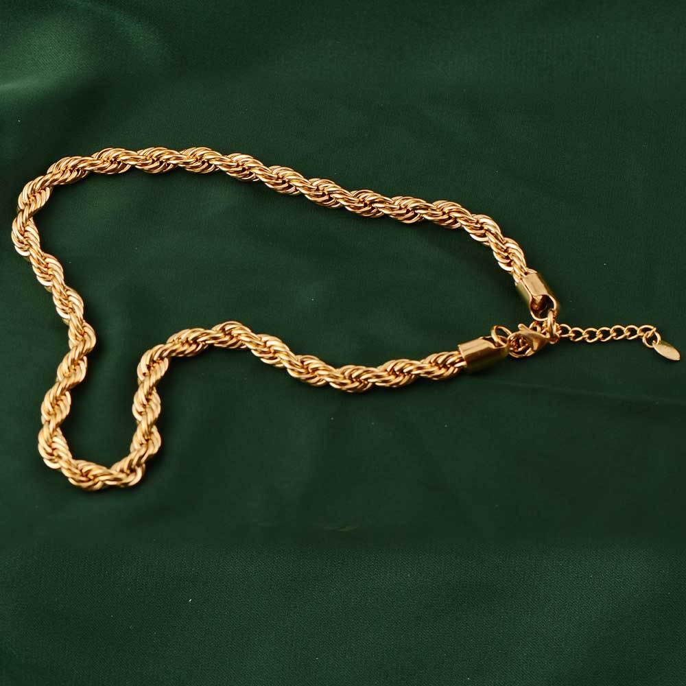 Rock Hip Hop Chunky Chain Necklace - 24k Real Gold Plated Stainless Steel - Image 10