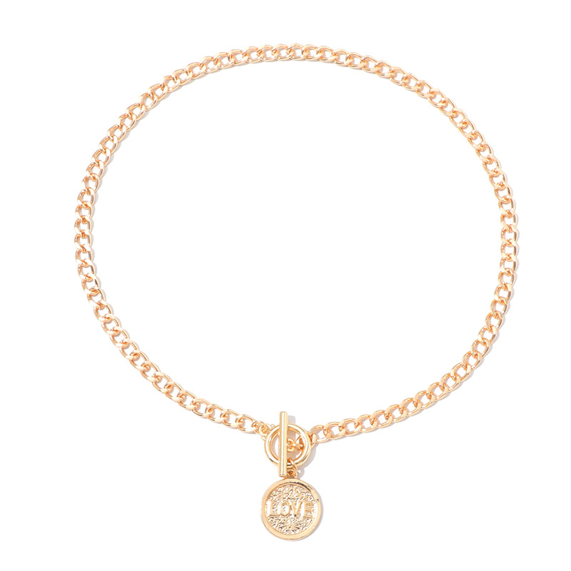 European and American Premium Retro U-Shaped Double-Layer Metal Chain Tag Necklace - Image 9