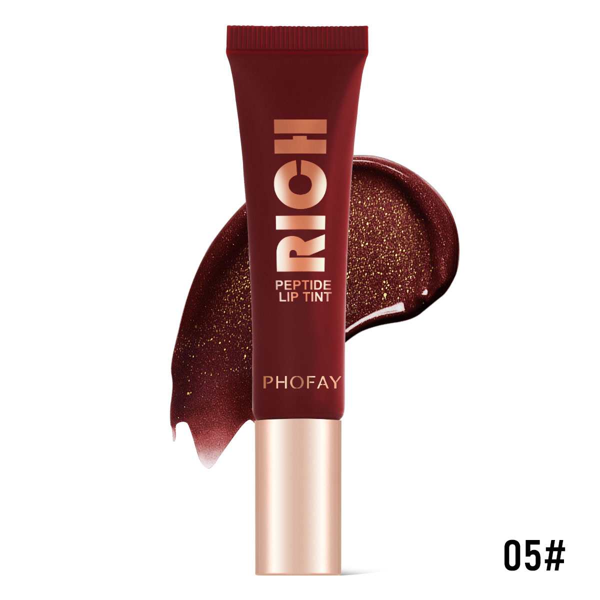 PHOFAY Peptide Lip Tint for Vibrant, Hydrated Lips - Long-Lasting Color - Image 10