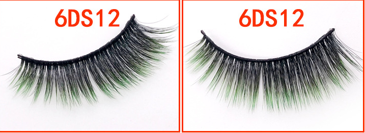 Gradient Color 6D Mink Faux Eyelashes for Stunning Eye Makeup - Image 4