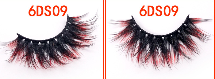 Gradient Color 6D Mink Faux Eyelashes for Stunning Eye Makeup - Image 5