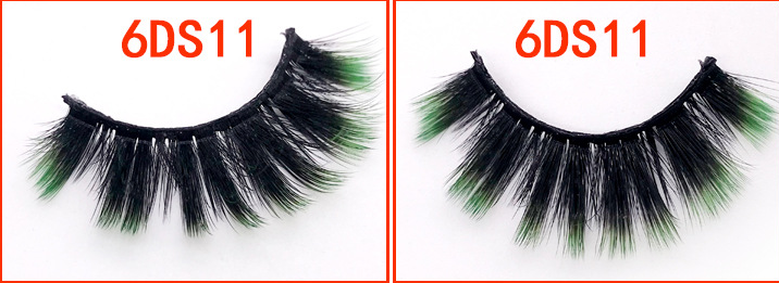 Gradient Color 6D Mink Faux Eyelashes for Stunning Eye Makeup - Image 6