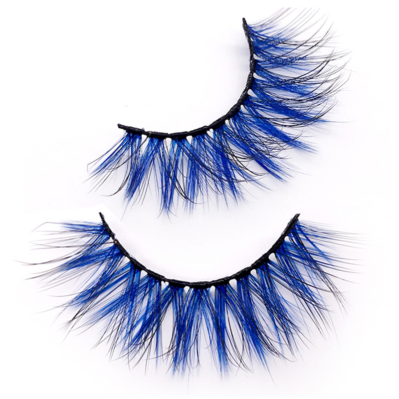 Gradient Color 6D Mink Faux Eyelashes for Stunning Eye Makeup - Image 7
