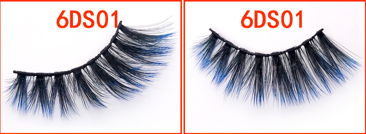 Gradient Color 6D Mink Faux Eyelashes for Stunning Eye Makeup - Image 9