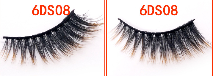 Gradient Color 6D Mink Faux Eyelashes for Stunning Eye Makeup - Image 13
