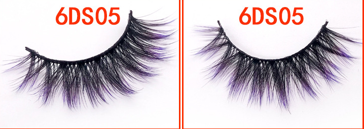 Gradient Color 6D Mink Faux Eyelashes for Stunning Eye Makeup - Image 14