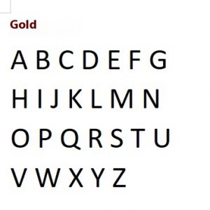 Trendy English Large Letter Necklace - Stylish Fashion Accessory