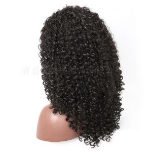 Hot Sale Cross Border African Wig - European & American Fluffy Long Curly Hair, Small Curly Wave, High Temperature Silk Chemical Fiber Headgear