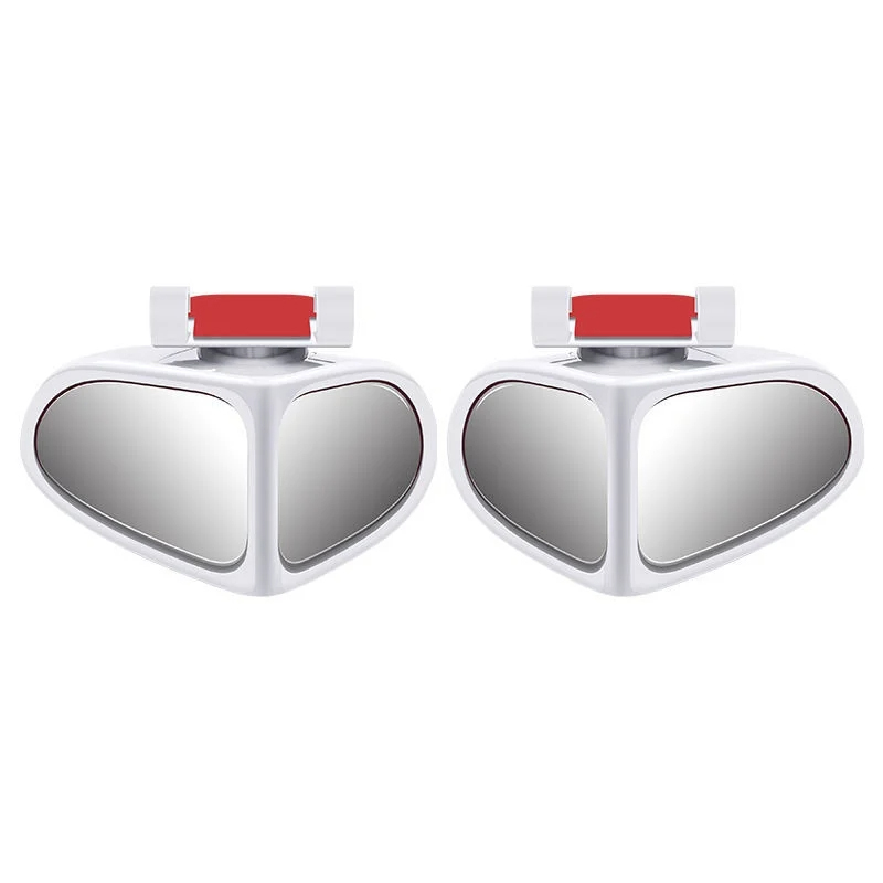 Car Reversing Round Wide-Angle Mirror - Double-Sided 360 Adjustable Rearview Mirror for Front and Rear Wheels - Image 3