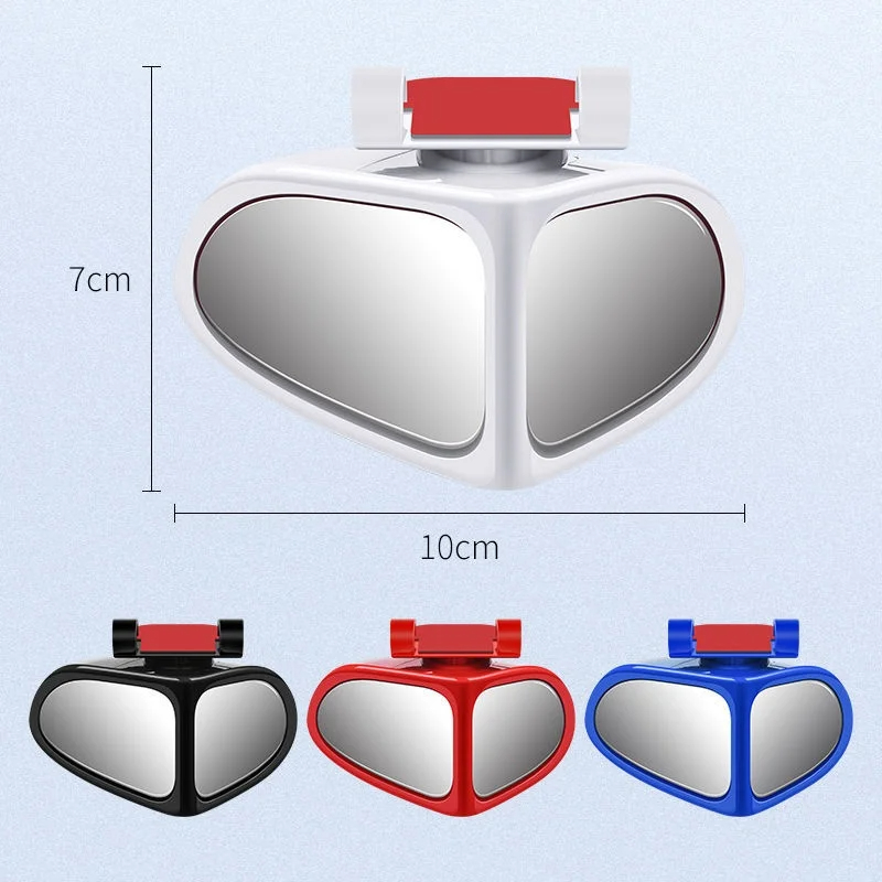 Car Reversing Round Wide-Angle Mirror - Double-Sided 360 Adjustable Rearview Mirror for Front and Rear Wheels - Image 20