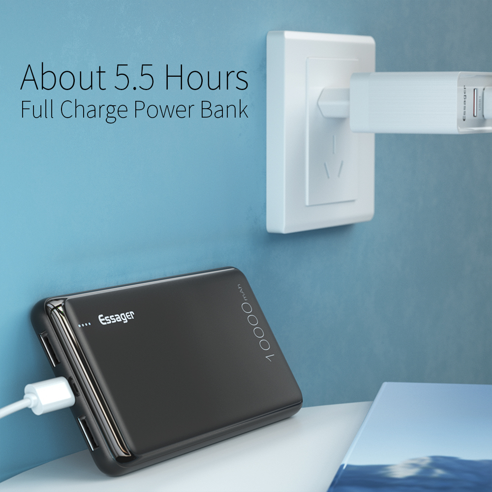 Essager Ultra Slim Power Bank - Reliable Portable Charger for All Devices - Image 2