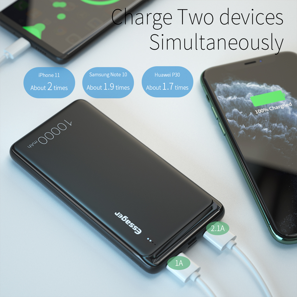 Essager Ultra Slim Power Bank - Reliable Portable Charger for All Devices - Image 3