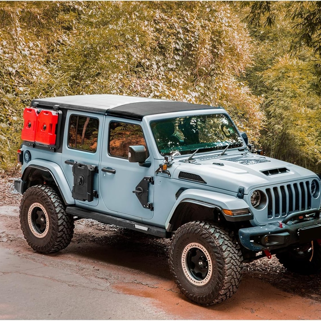 Rear Window Molle Panel System for 2018-2024 Jeep Wrangler JL 4-Door - Versatile Storage & Stylish Protection, Driver Side - Image 4