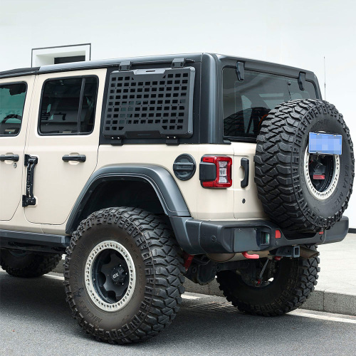 Rear Window Molle Panel System for 2018-2024 Jeep Wrangler JL 4-Door - Versatile Storage & Stylish Protection, Driver Side - Image 8
