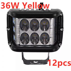 36W Motorcycle Side Flash Work Light - Bright, Reliable Lighting Solution