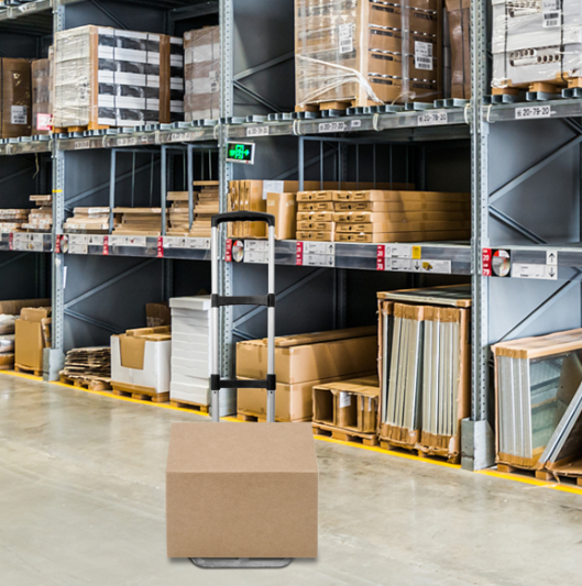 Compact Foldable Telescopic Trolley Cart for Luggage - Black Travel Solution - Image 2