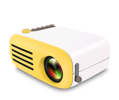 Compact Mini LED Pocket Projector for Home Use - USB HDMI Portable Video Projector with Optional Battery
