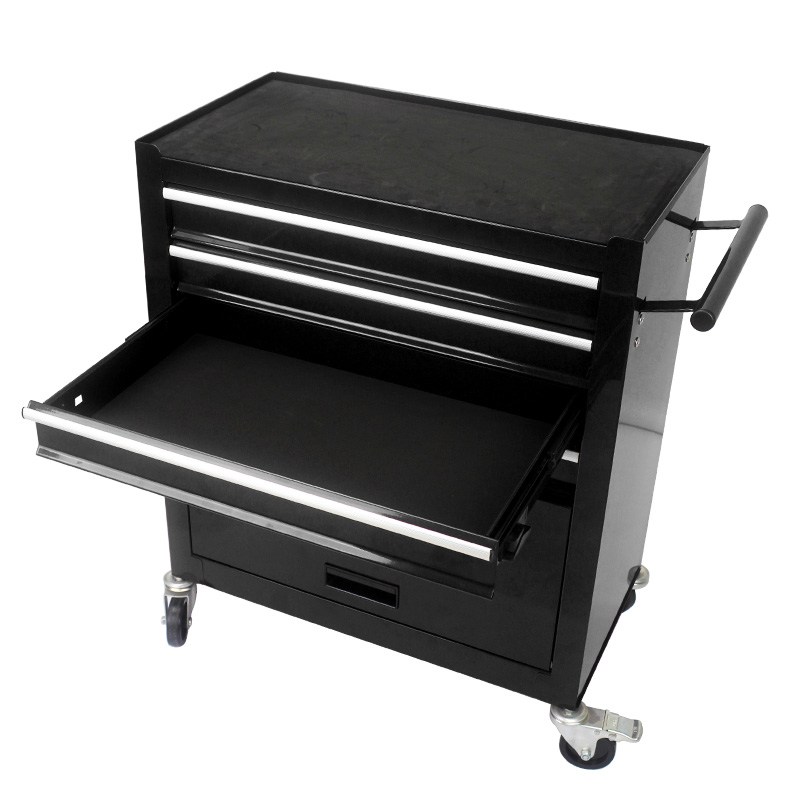 Heavy-Duty Metal Wheelie Tool Cart for Easy Mobility and Storage - Image 6