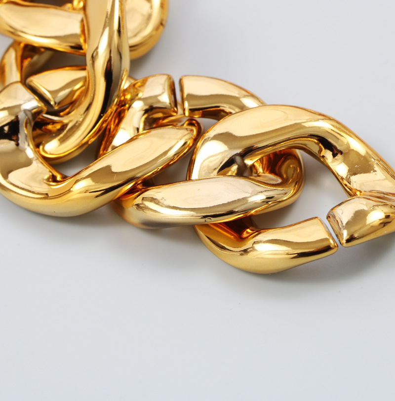 Ins Street Style Metal Gold Thick Chain Wide Waist Decoration Accessory - Image 3