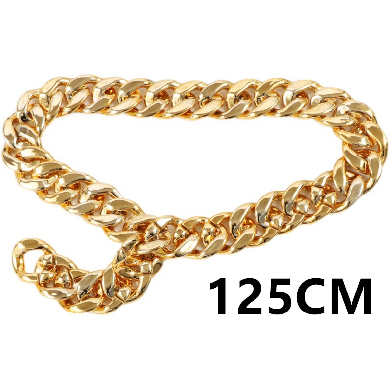 Ins Street Style Metal Gold Thick Chain Wide Waist Decoration Accessory - Image 6