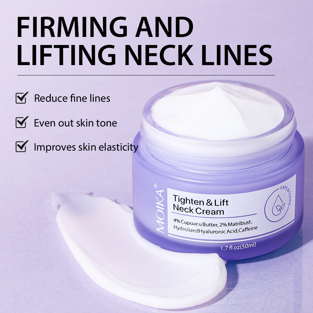 Neck Wrinkle Removal Cream for Firming and Tightening | Anti-Aging Neckline Lifting and Shaping Beauty Cream - Image 4