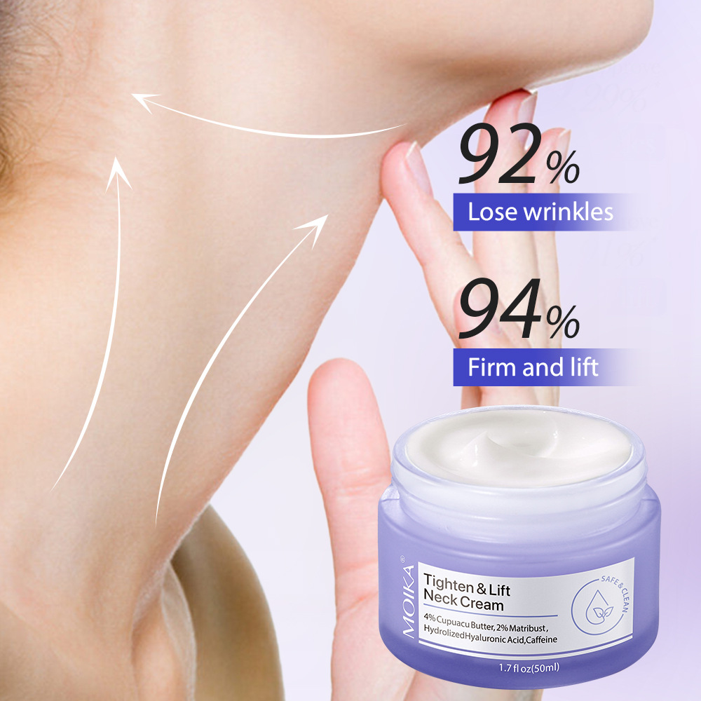 Neck Wrinkle Removal Cream for Firming and Tightening | Anti-Aging Neckline Lifting and Shaping Beauty Cream - Image 6