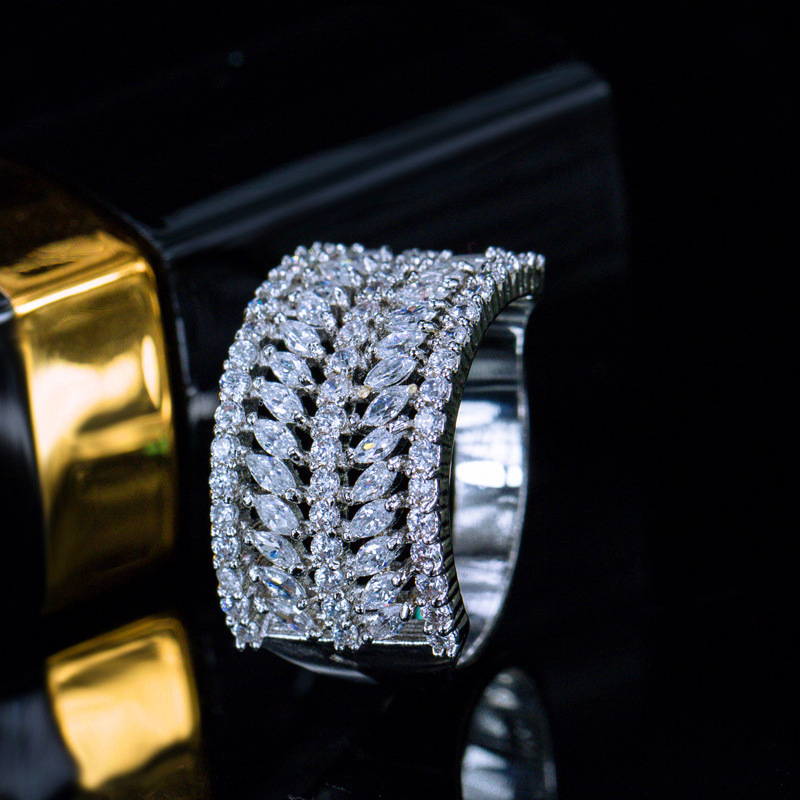 Chic European & American Style Simple Bracelet Ring for Women with Micro Inlaid Zircon - Image 12