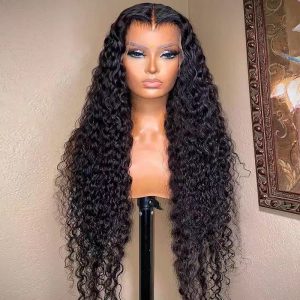 Front Lace Wig for Women - Long, Curly Hair Chemical Fiber Wig