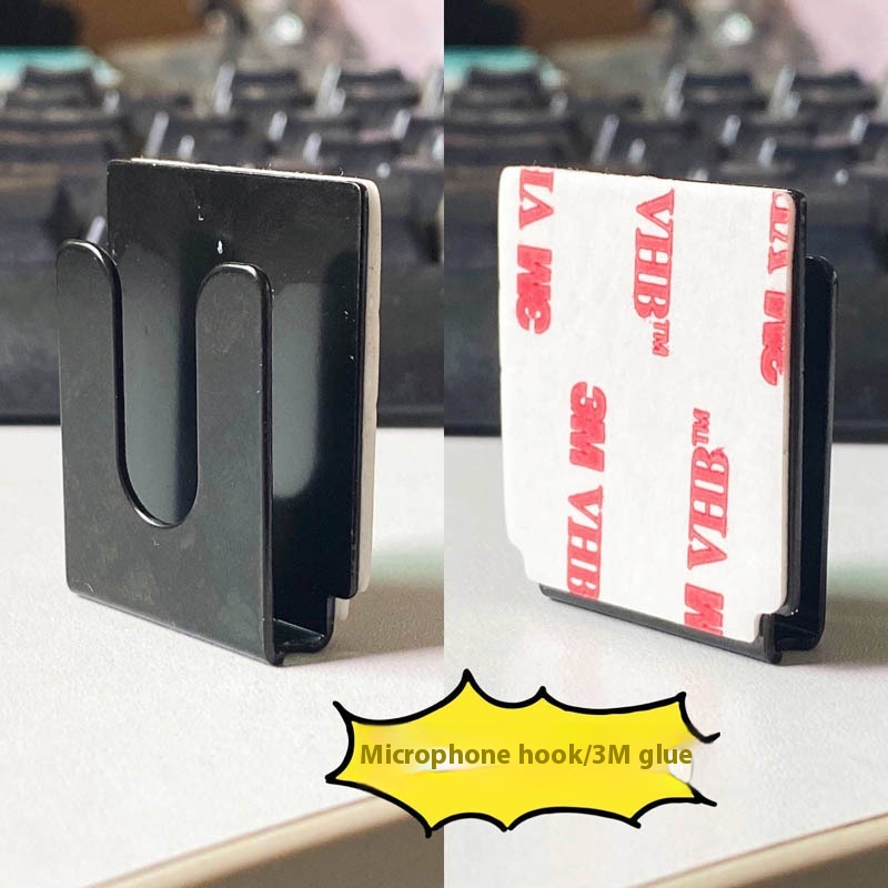 Wireless Intercom Hand Microphone Hook with 3cm Metal Bracket - Durable & Convenient - Image 2