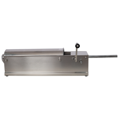 7L 15LBS Stainless Steel Horizontal Sausage Stuffer - Manual Sausage Maker with 4PCS Nozzles for Home & Commercial Use - Image 2