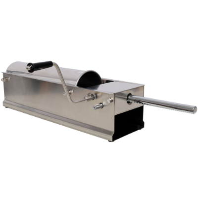 7L 15LBS Stainless Steel Horizontal Sausage Stuffer - Manual Sausage Maker with 4PCS Nozzles for Home & Commercial Use - Image 9