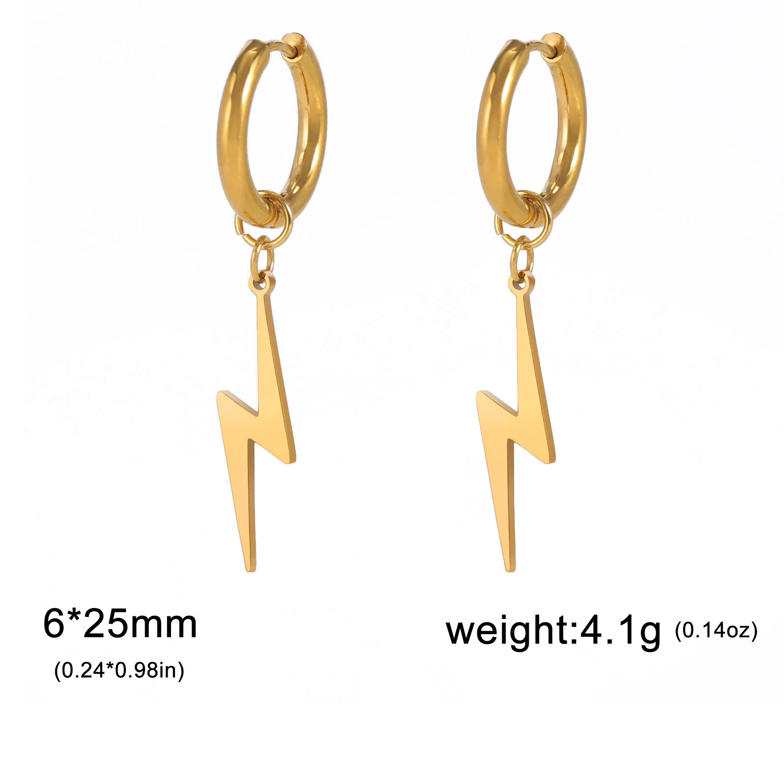 Wild Temperament Stainless Steel Women's Earrings - Stylish & Durable Design - Image 8