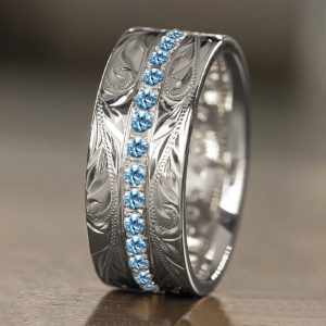 Stylish Men's and Women's Wheat Design Fashion Rings