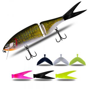 Luya Multi-Section Floating Hard Bait for Bass and Dog Fishing