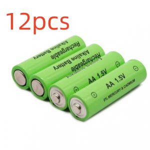 Industrial Grade 5 AA 1.5V Alkaline Rechargeable Batteries - High Performance