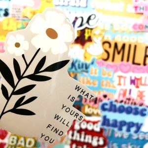 40 Motivational English Graffiti Stickers for Trolley Cases & Laptops - Cartoon Series Waterproof Stickers