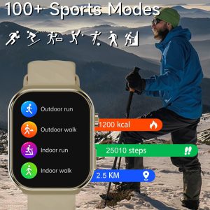 22-Inch Curved Screen U13 Smart Watch with Bluetooth Calling & Voice Assistance